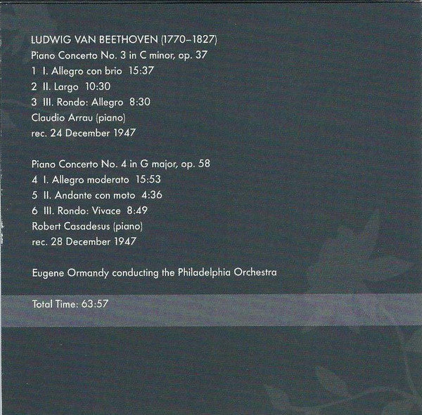 Eugene Ormandy – Ludwig van Beethoven • Modest Mussorgsky • Pyotr Ilyich Tchaikovsky • Johannes Brahms • Edvard Grieg • Charles Griffes • Sergei Vasilyevich Rachmaninoff • Richard Strauss, Various : 10 CD-Set Eugene Ormandy (1899-1985) (10xCD, Comp, Mono + Box)