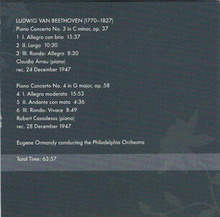 Eugene Ormandy – Ludwig van Beethoven • Modest Mussorgsky • Pyotr Ilyich Tchaikovsky • Johannes Brahms • Edvard Grieg • Charles Griffes • Sergei Vasilyevich Rachmaninoff • Richard Strauss, Various : 10 CD-Set Eugene Ormandy (1899-1985) (10xCD, Comp, Mono + Box)