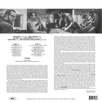 Bud Shank / Clare Fischer / Joe Pass : Brasamba! (LP, Album, Mono, Dlx, RE, 180)