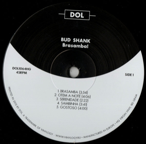 Bud Shank / Clare Fischer / Joe Pass : Brasamba! (LP, Album, Mono, Dlx, RE, 180)