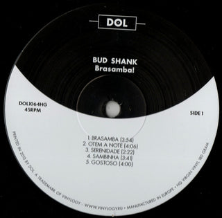 Bud Shank / Clare Fischer / Joe Pass : Brasamba! (LP, Album, Mono, Dlx, RE, 180)
