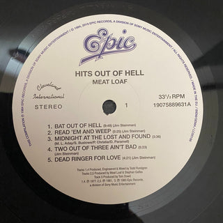 Meat Loaf : Hits Out Of Hell (LP, Comp, RE)