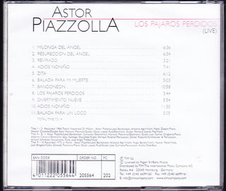 Astor Piazzolla : Los Pajaros Periodos (CD, Comp)