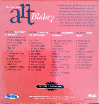 Art Blakey : The Prime Source (4xCD, Comp, RM, Box)