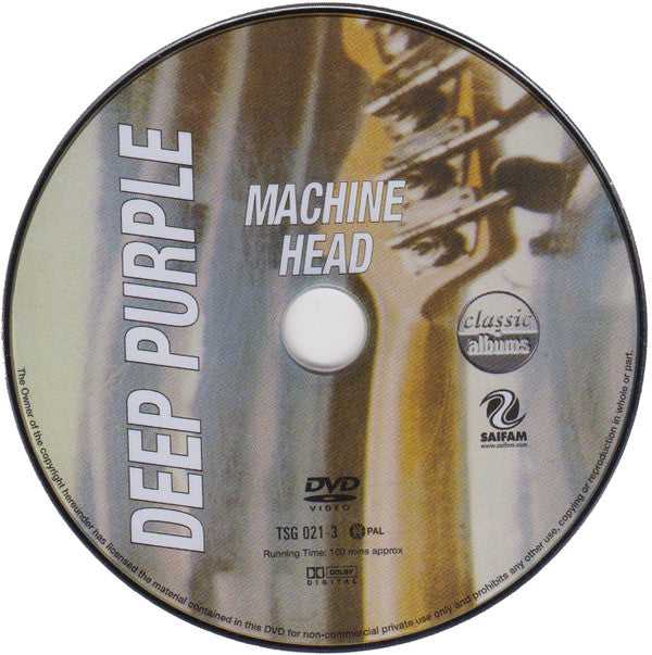 Deep Purple : Machine Head (DVD-V, PAL, Dol)