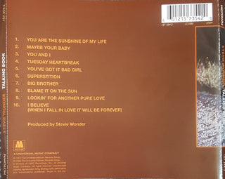 Stevie Wonder : Talking Book (CD, Album, RE, RM, EDC)