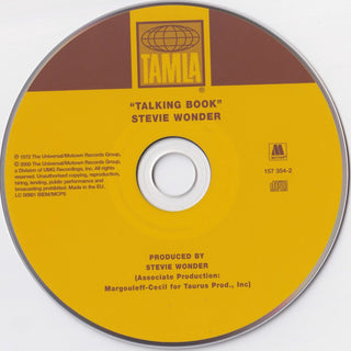 Stevie Wonder : Talking Book (CD, Album, RE, RM, EDC)