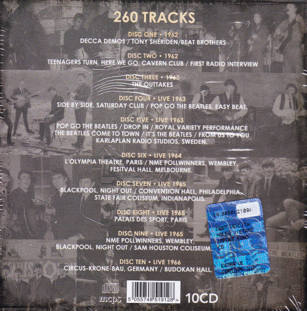 The Beatles : Rock 'N' Roll Music Live And Rare 1962 To 1966 (10xCD, Comp, Unofficial + Box)