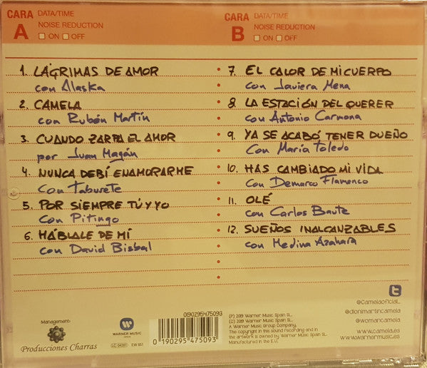 Camela : Rebobinando -Duetos- (25 Años) (CD, Album)