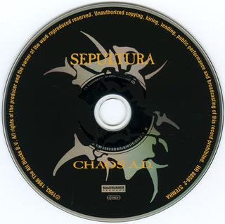 Sepultura : Chaos A.D. (CD, Album, RE)