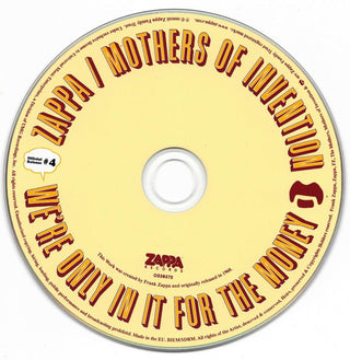 Frank Zappa / The Mothers : We're Only In It For The Money (CD, Album, RE, RM)