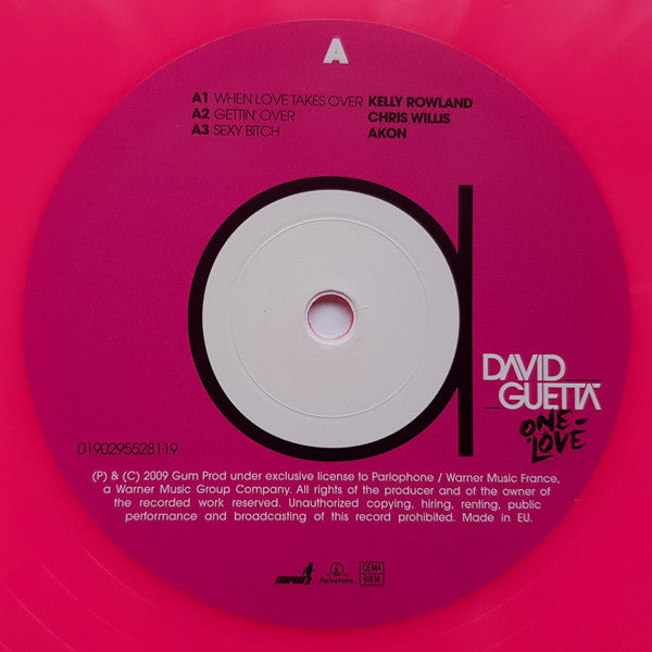 David Guetta : One Love (2xLP, Album, Ltd, RE, Pin)