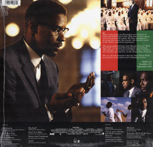 Various : Malcolm X (Music From The Motion Picture Soundtrack) (LP, Album, RSD, Comp, RE, Red)