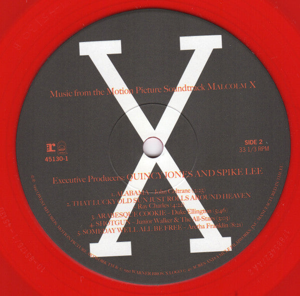 Various : Malcolm X (Music From The Motion Picture Soundtrack) (LP, Album, RSD, Comp, RE, Red)