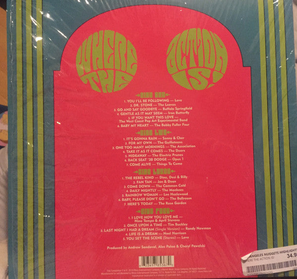 Various : Where The Action Is! (Los Angeles Nuggets Highlights) (2xLP, RSD, Comp, Mono, Ltd, Gat)