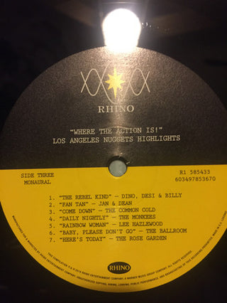 Various : Where The Action Is! (Los Angeles Nuggets Highlights) (2xLP, RSD, Comp, Mono, Ltd, Gat)