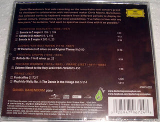 Daniel Barenboim : On My New Piano (CD, Album)
