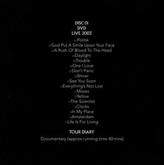 Coldplay : Live 2003 (DVD-V, Multichannel, PAL, Dua + CD, Album, Enh)