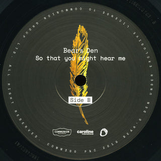 Bear's Den : So That You Might Hear Me (LP, Album)
