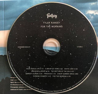 Tyler Ramsey : For The Morning (CD, Album, Dig)