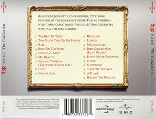 Styx : Babe The Collection (CD, Album, Comp)