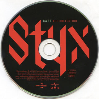 Styx : Babe The Collection (CD, Album, Comp)