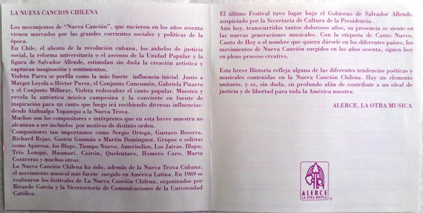 Various : La Nueva Canción Chilena (CD)