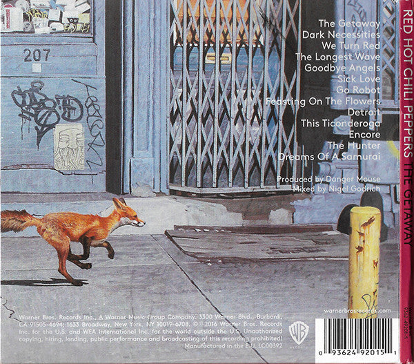 Red Hot Chili Peppers : The Getaway (CD, Album, Gat)