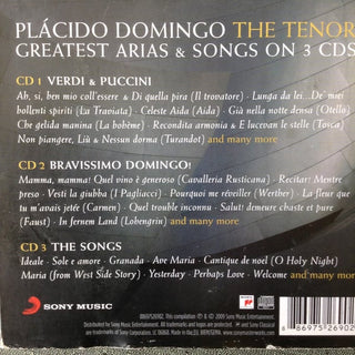 Placido Domingo : The Tenor (CD, Comp, Box)