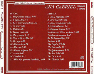 Ana Gabriel : Mis 30 Mejores Canciones (2xCD, Comp)