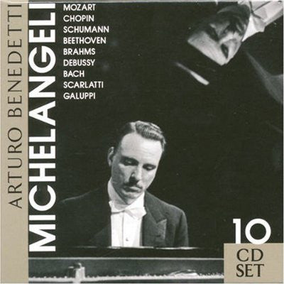 Arturo Benedetti Michelangeli : Mozart • Chopin • Schumann • Beethoven • Brahms • Debussy • Bach • Scarlatti • Galuppi (10xCD, Comp + Box)
