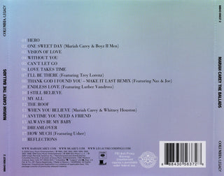 Mariah Carey : The Ballads (CD, Comp)