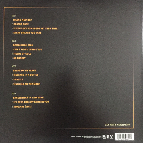 Sting : My Songs (2xLP, Album, 180)