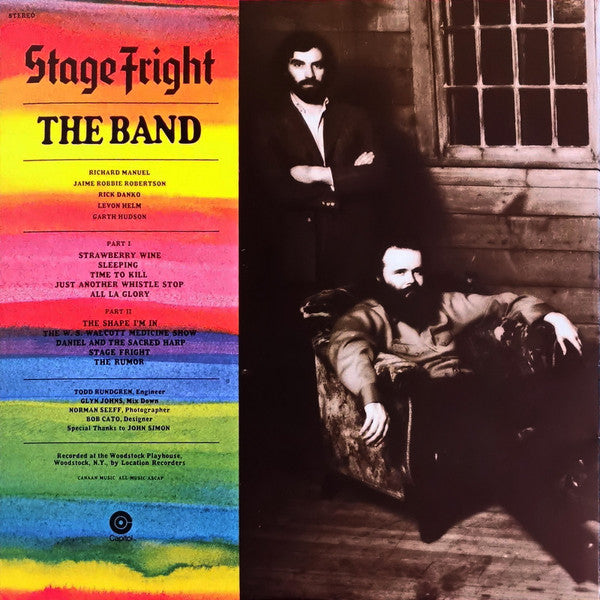 The Band : Stage Fright (LP, Album, RE, 180)