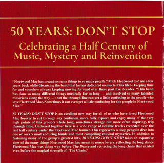 Fleetwood Mac : 50 Years - Don't Stop (CD, Album, Comp)