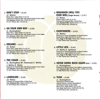 Fleetwood Mac : 50 Years - Don't Stop (CD, Album, Comp)
