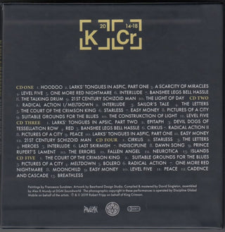 King Crimson : Audio Diary 2014-2018 (Box + 4xCD, RE + CD)