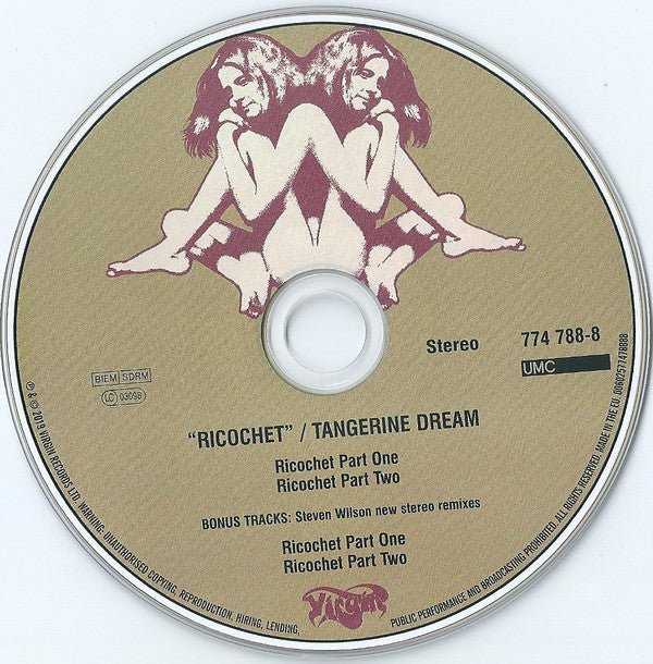 Tangerine Dream : Ricochet (CD, Album, RE, RM)