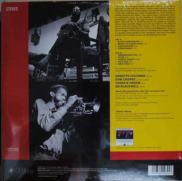 The Ornette Coleman Quartet : This Is Our Music (LP, Album, Dlx, Ltd, RE, 180)
