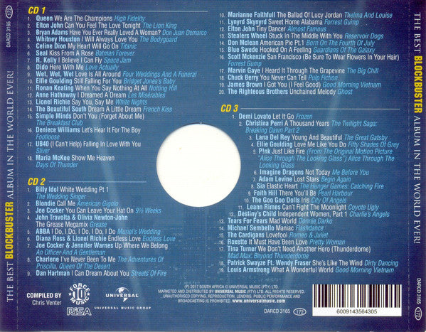 Various : The Best Blockbuster Album In The World... Ever! (3xCD, Comp)