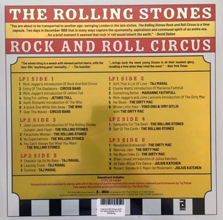 The Rolling Stones : The Rolling Stones Rock And Roll Circus (3xLP, RE, RM, 180 + Box)