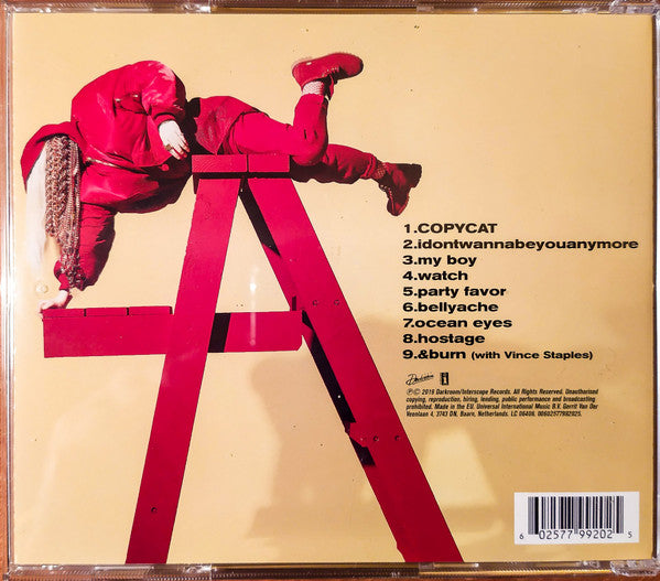 Billie Eilish : Dont Smile At Me (CD, EP, RE)