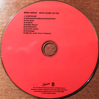 Billie Eilish : Dont Smile At Me (CD, EP, RE)