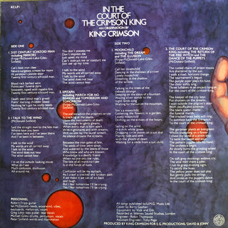King Crimson : In The Court Of The Crimson King (LP, Album, RE, RP, 200)