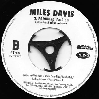Miles Davis : Paradise (7", Single)