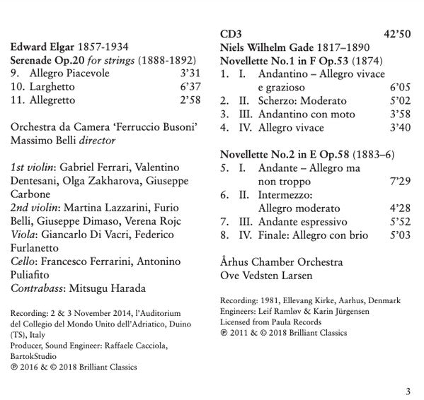 Antonín Dvořák · Sir Edward Elgar · Leoš Janáček · Vasily Sergeyevich Kalinnikov · Pyotr Ilyich Tchaikovsky : Romantic Serenades For Strings (5xCD, Comp)
