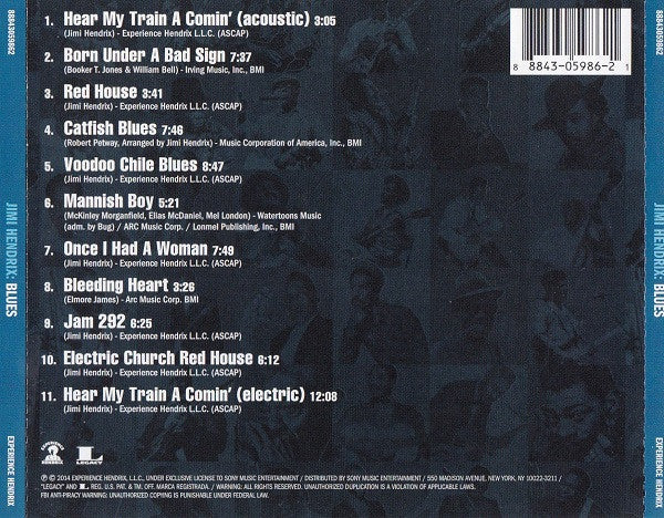 Jimi Hendrix : Blues (CD, Comp, RE)