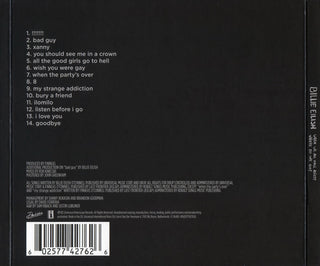 Billie Eilish : When We All Fall Asleep, Where Do We Go? (CD, Album)