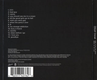 Billie Eilish : When We All Fall Asleep, Where Do We Go? (CD, Album)