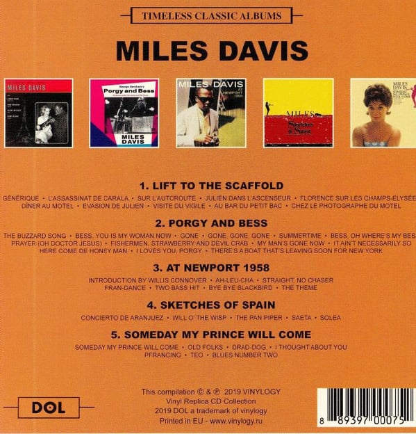 Miles Davis : Sketches Of Jazz (CD, Album, RE + CD, Album, RE + CD, Album, RE + CD)